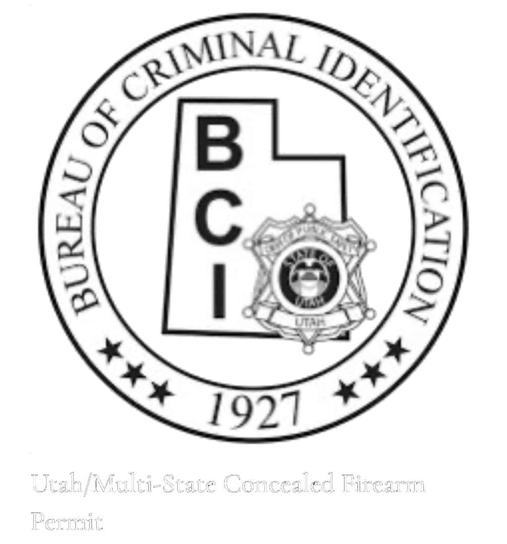 Utah multi-state concealed firearm permit.